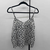 Wishlist Women's Size L White Animal Print Tank