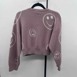 Altar'd State Junior's Size M Dusty Mauve face Sweater