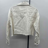 BLANKNYC Women's Size L Ivory Solid Jacket