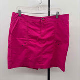 telluride Women's Size 10 Fuschia Solid Skirt