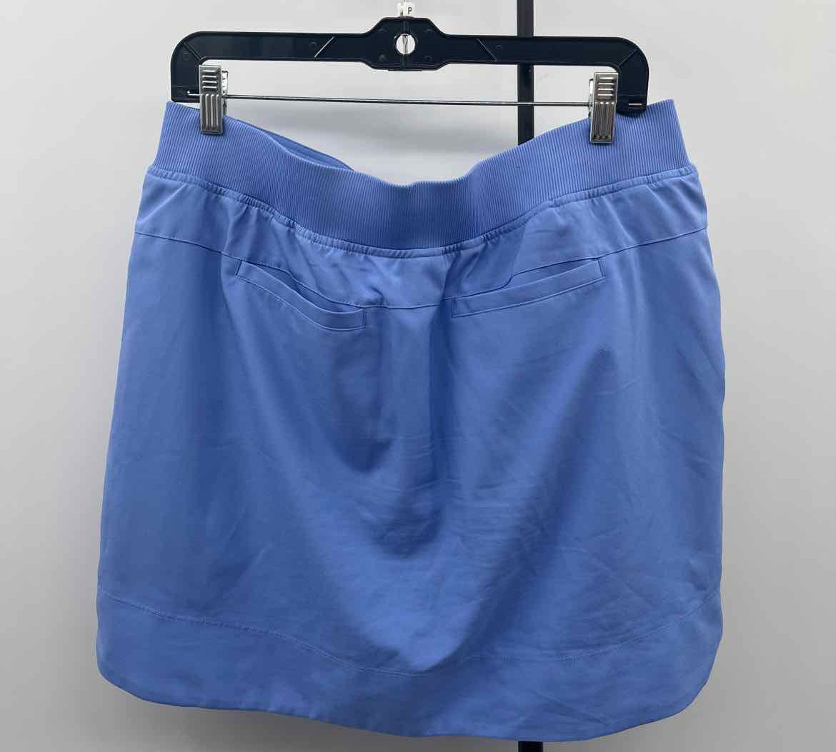 Cypress Club Women's Size 14 Blue Solid Skirt