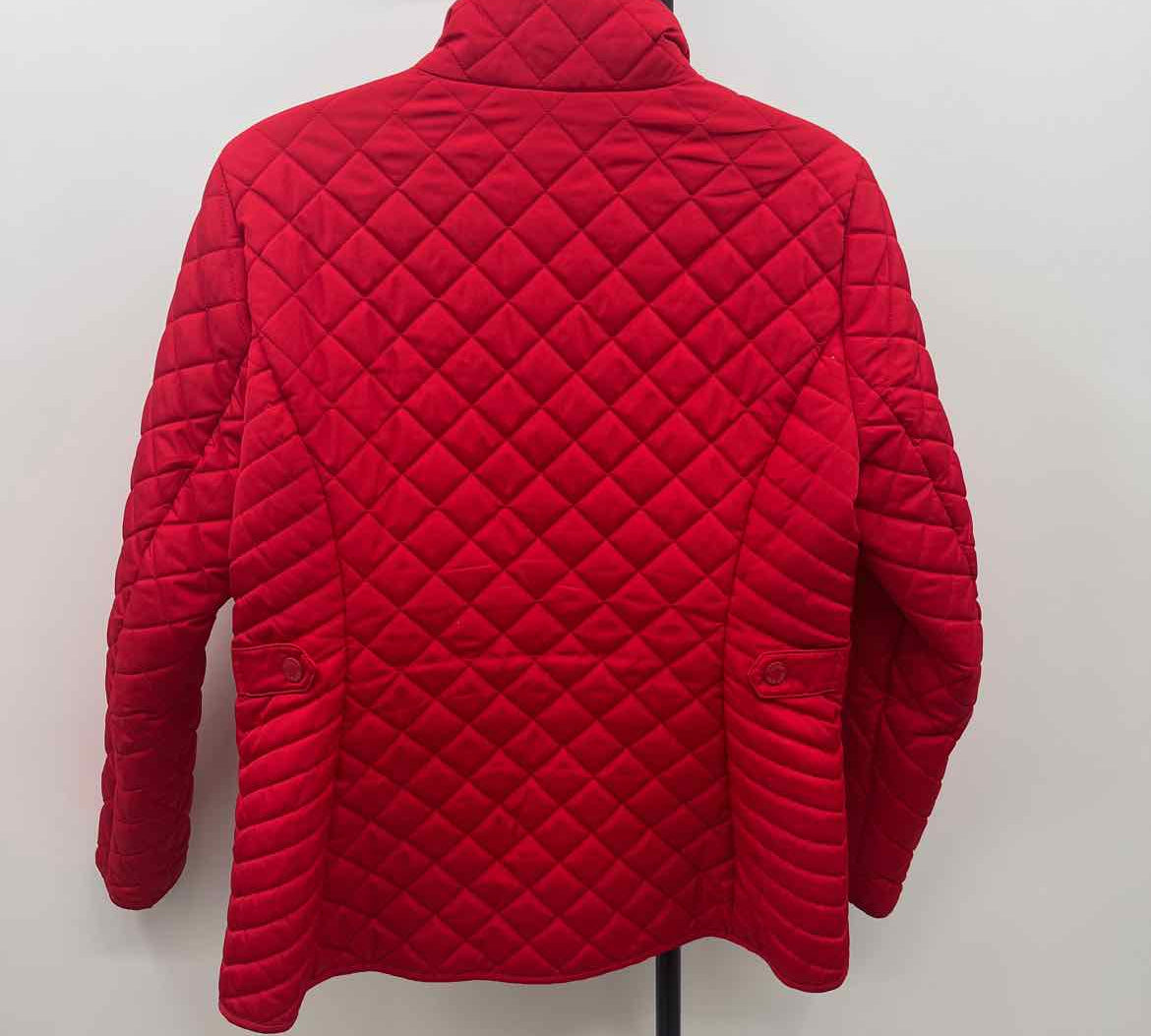 Tommy Hilfiger Women's Size M Red Quilted Jacket