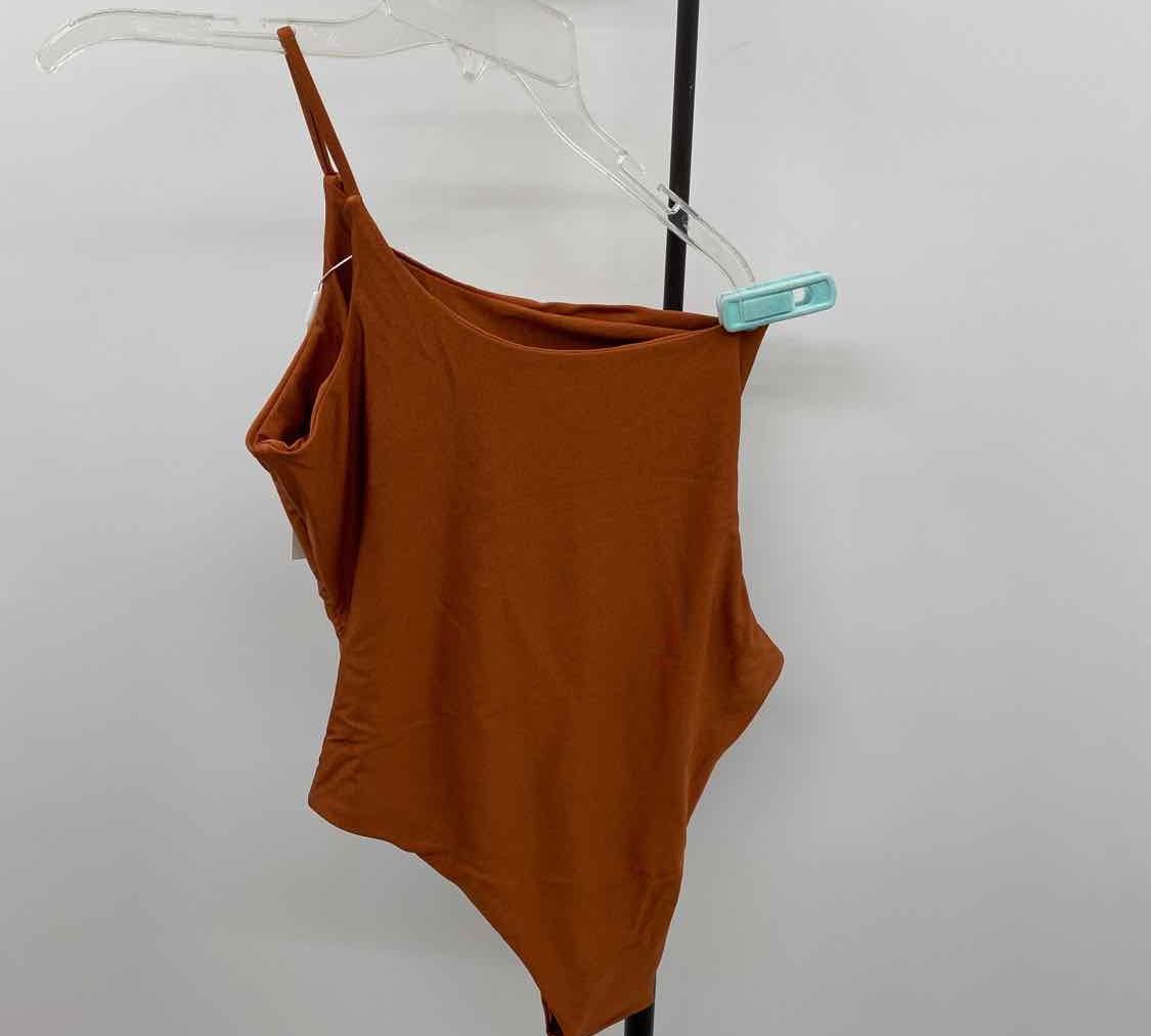 Sister Swim Women's Size S Brown Solid Swimsuit - 1 Piece