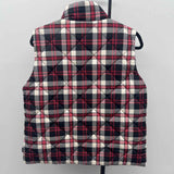Vera Bradley Women's Size M Red Plaid Vest