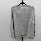 Talbots Women's Size XLP Gray Textured Sweater