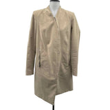 Helmut Lang Women's Size S Beige Solid Coat