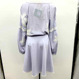 Tory Burch Women's Size 8 Purple Floral Dress