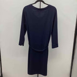 Anne Klein Women's Size 14 Navy Solid Dress
