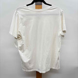 Lands End Women's Size XL White Solid T-Shirt