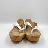 Caslon Women's Shoe Size 9.5 White Solid Sandals