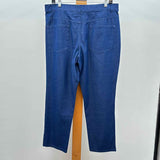 H by Halston Women's Size 14 Blue Solid Jeans