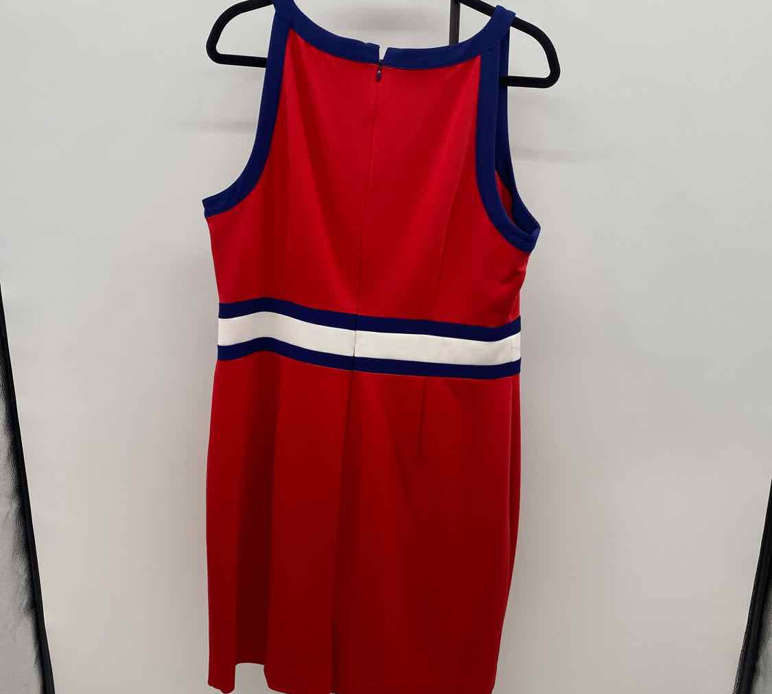 Banana Republic Women's Size 16 Red Stripe Dress