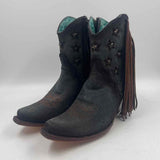 Corral Boots Women's Shoe Size 6 Navy Textured Boots