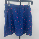 Kyodan Women's Size 14 Navy Flamingo Skirt