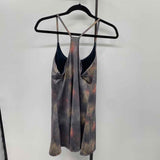 3 Paces Women's Size 10 Charcoal Abstract Dress