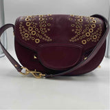 Michael Kors Women's Wine Luxe Circles Purse