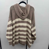Lane Bryant Women's Size 4X Tan Stripe Sweater