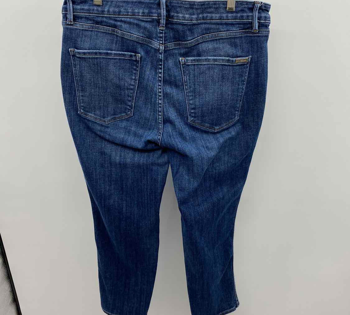 White House Black Market Women's Size 12 Blue Studs Jeans