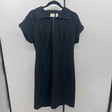 Chico's Women's Size 12 Black Solid Dress