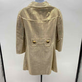 Per Se Women's Size 8 Gold Shimmer Coat