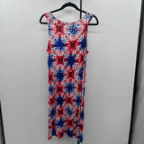 Freshman Women's Size 14 Red Tie Dye Dress