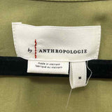 Anthropologie Junior's Size 10 Olive Solid Dress