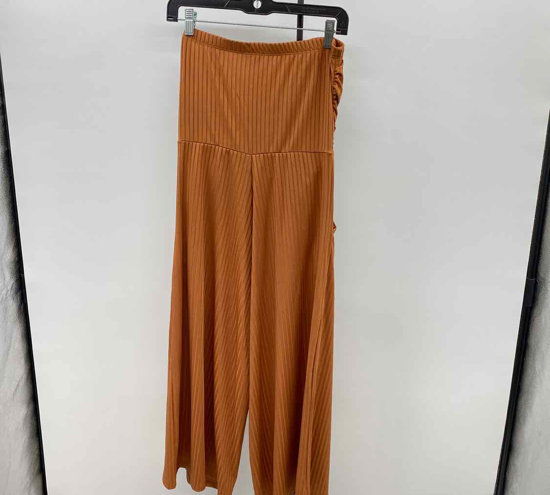 Venus Women's Size 10 Caramel Ribbed Jumper