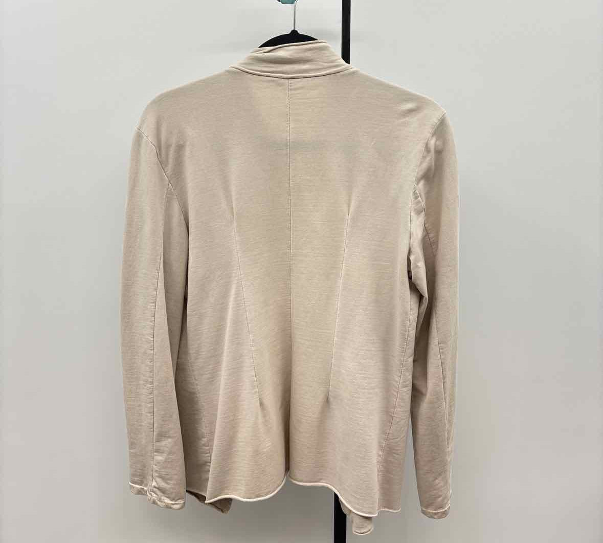 GiGi Moda Women's Size L Beige Shimmer Jacket