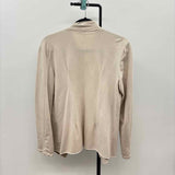 GiGi Moda Women's Size L Beige Shimmer Jacket