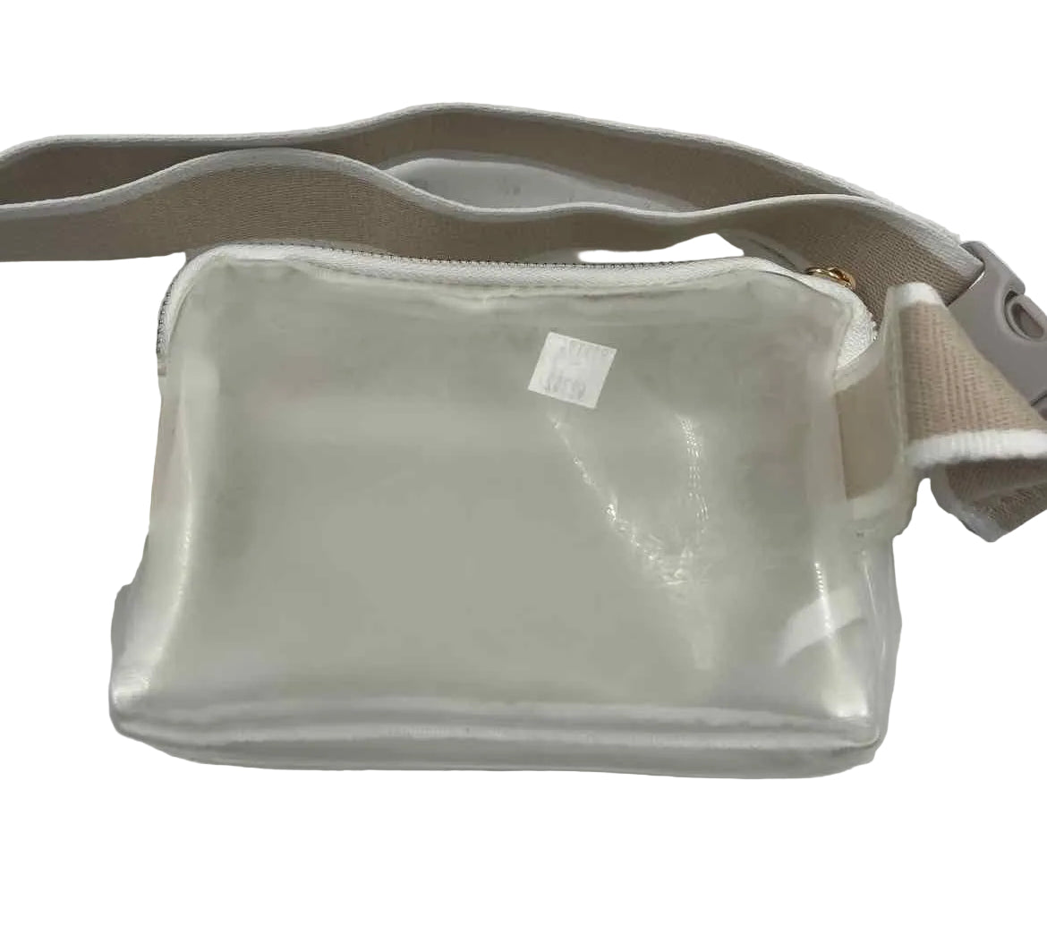 ALTAR'D STATE White Plastic Crossbody / Belt Bag Purse