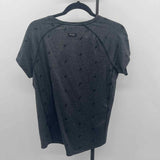 oiselle Women's Size S Charcoal Birds Short Sleeve Shirt