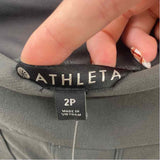 Athleta Women's Size 2P Charcoal Solid Leggings