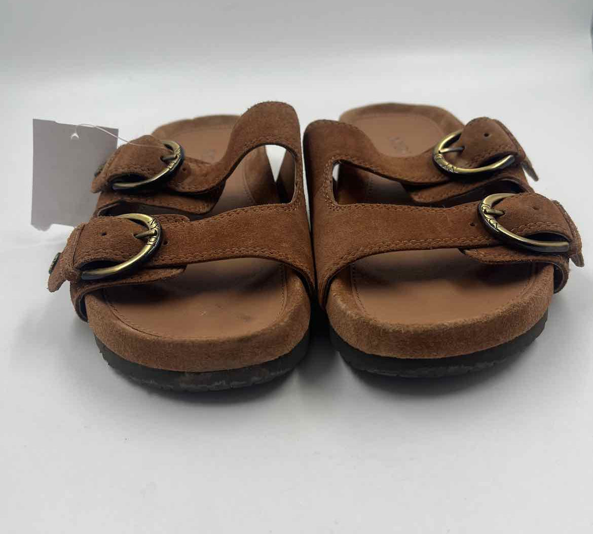 NYDJ Women's Shoe Size 6 Brown Solid Sandals
