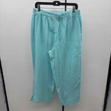 Denim & Co Women's Size 10 Aqua Textured Pants