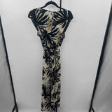 Lane Bryant Women's Size 14 Black Leaf Dress