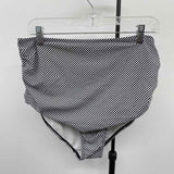 Marinavida Women's Size 20 Black Stripe Swimsuit - Separate