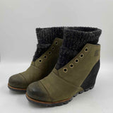 Sorel Women's Shoe Size 8 Green Solid Boots