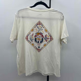 Eddie Bauer Women's Size XL Ivory Nature T-Shirt