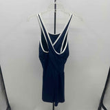 Lands End Women's Size 14 Navy Solid Swimsuit - 1 Piece