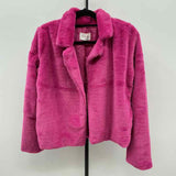 Active USA Women's Size L Fuschia Plush Jacket