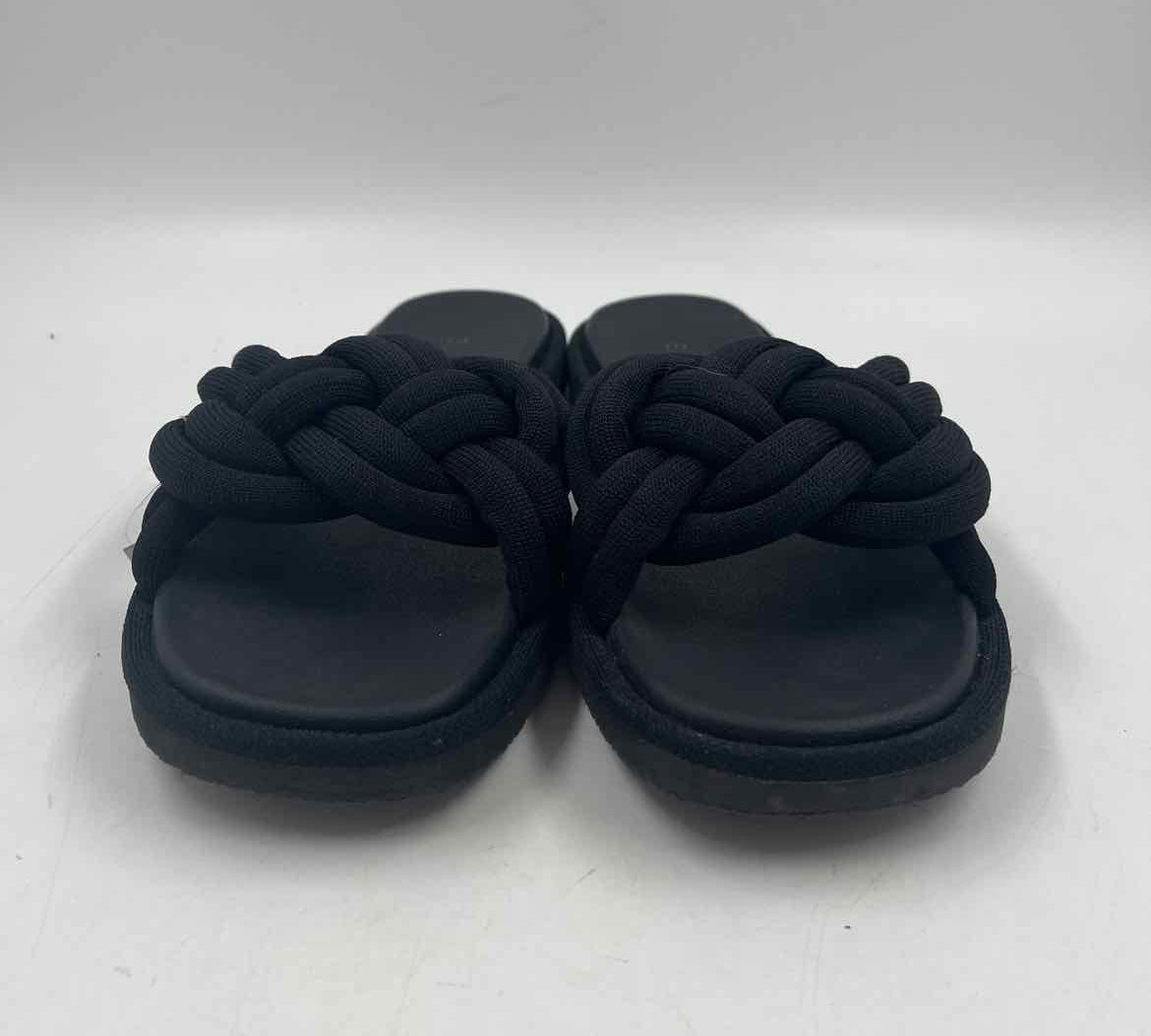 Rothy's Women's Shoe Size 8 Black Woven Sandals