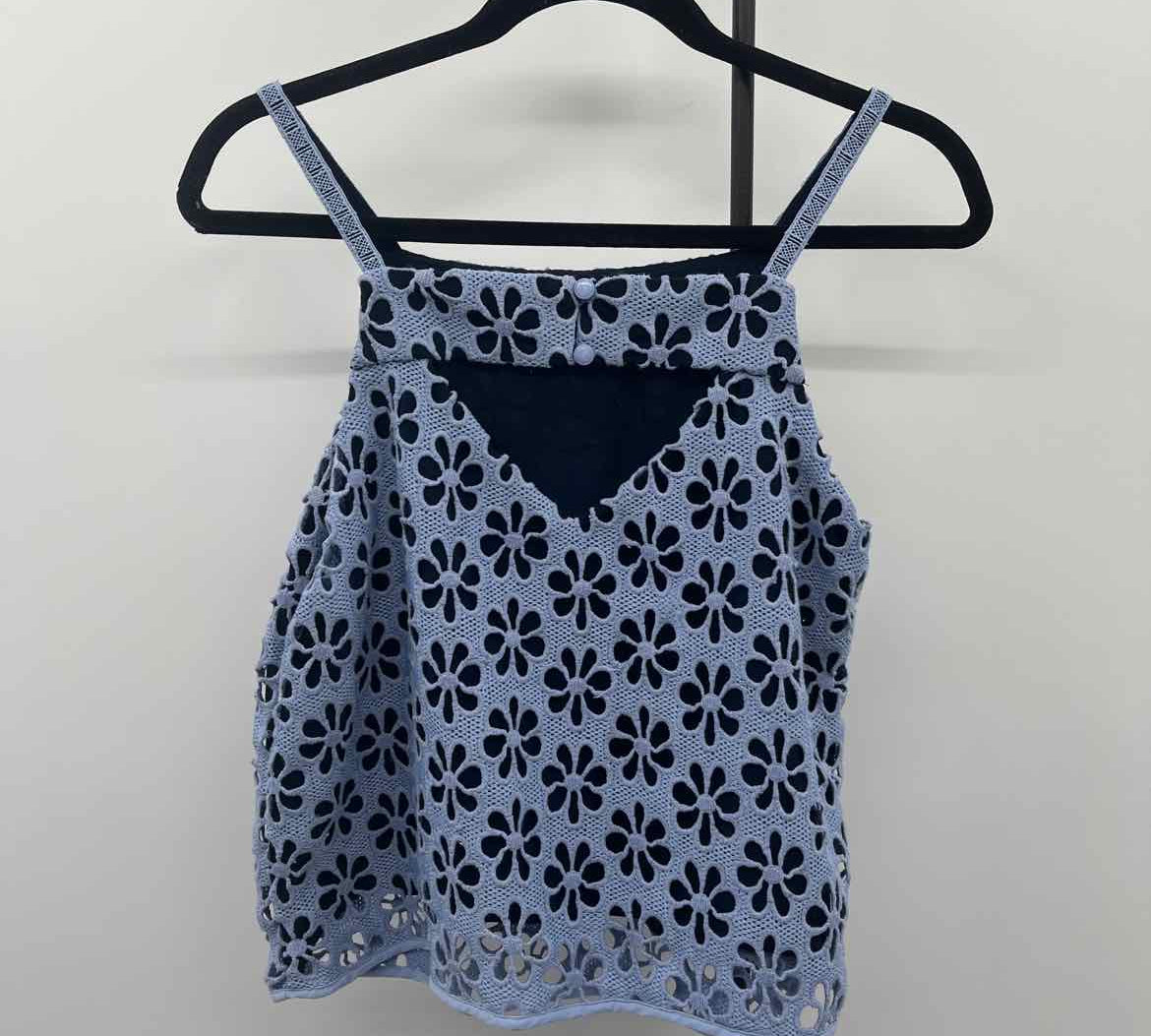 Maeve Junior's Size MP Blue Floral Tank