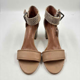Tahari Women's Shoe Size 7.5 Tan Textured Heels