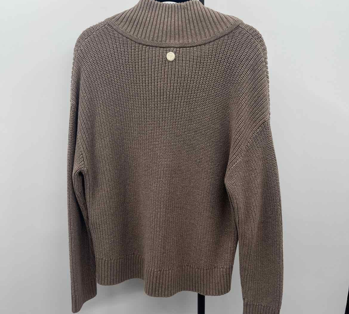 Talbots Women's Size L Mocha Solid Sweater