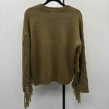 Blue B Women's Size M Olive Textured Sweater