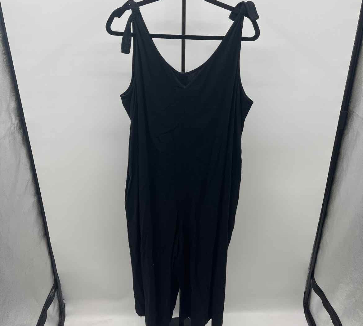 Fresh Produce Women's Size 16 Black Solid Jumper