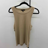 Banana Republic Women's Size M Tan Ribbed Sleeveless Shirt
