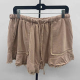 Easel Women's Size 14 Tan Solid Shorts