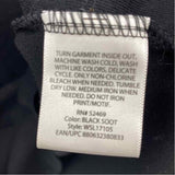 White Stag Women's Size L Black Lace Sleeveless Shirt