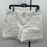 D. Jean Women's Size 14 White Solid Shorts